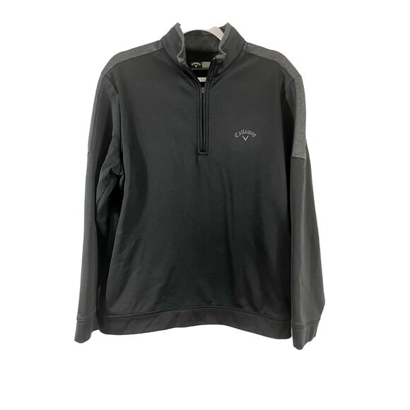 Callaway Other - Medium Callaway Pullover Sweater Black Gray Men Long Sleeve Athletic Casual Polo